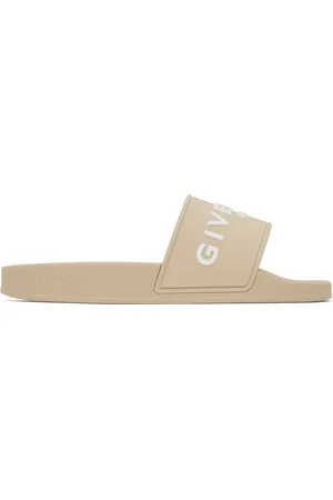 Givenchy Beige Rubber Pool Slides