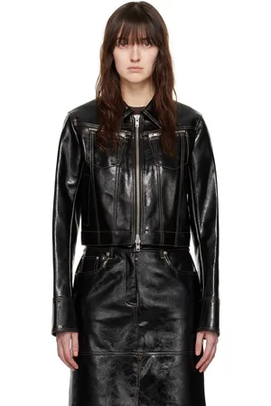 Stand Studio Effie Faux-Leather Jacket