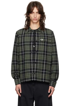 Fred Perry Green Check Overshirt
