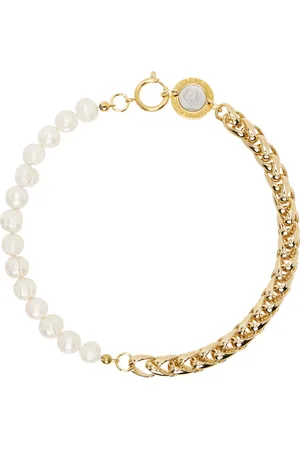 In Gold We Trust Chain Pearl Necklace