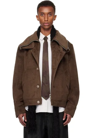 NULLUS Brown Multi-Form Aero Collar Jacket