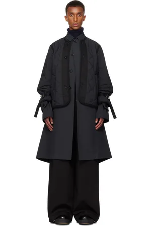SACAI Black Ripstop Coat