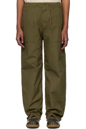 ENGINEERED GARMENTS Khaki Fatigue Trousers