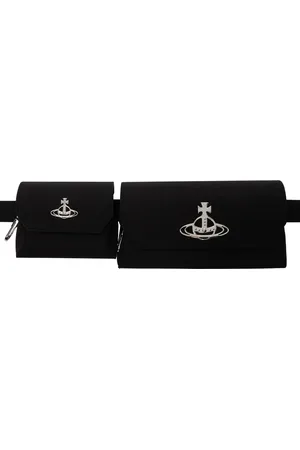 Vivienne Westwood Black Multi Pouch Belt