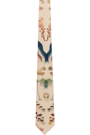Paul Smith Beige Lumiere Print Tie