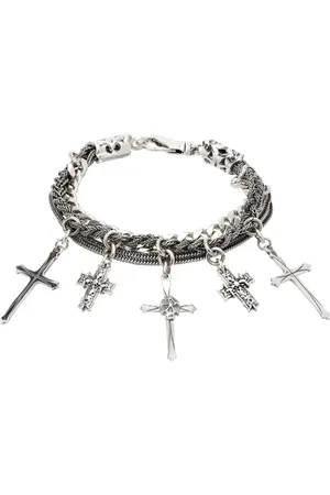EMANUELE BICOCCHI Cross Charm Bracelet