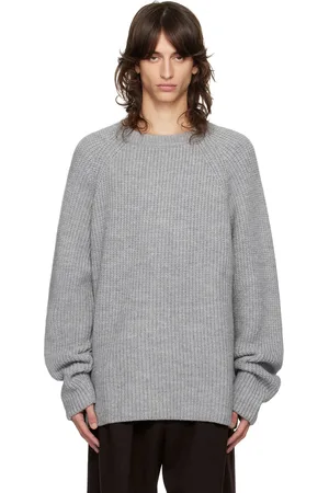 The Frankie Shop Gray Carter Crewneck Sweater