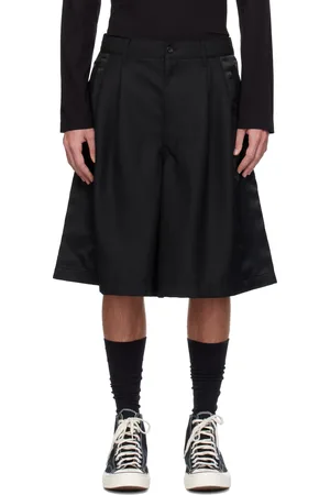 Comme des Garçons Black Paneled Shorts