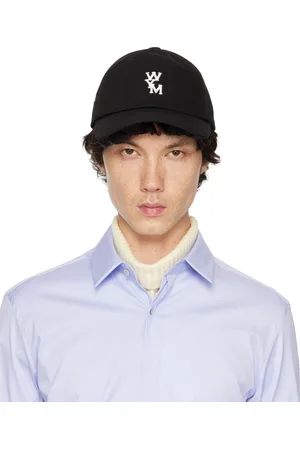 WOOYOUNGMI Black Logo Ball Cap