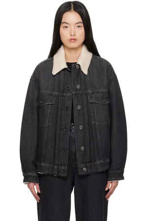 Max Mara Black Libano Denim Jacket