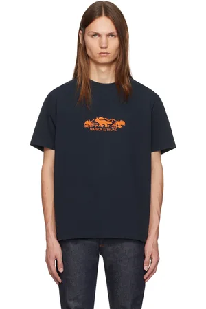 Maison Kitsuné Navy Outdoor Profile Fox Comfort T-shirt