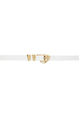 By Far Moore Semi Patent Leather Belt
