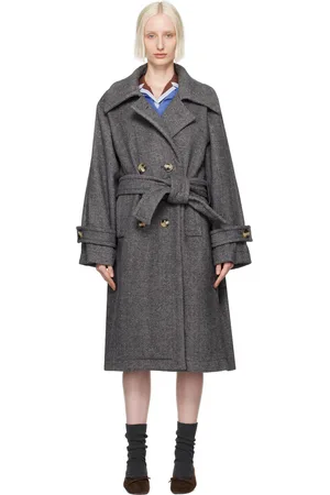 Caro Editions Gray Coco Coat