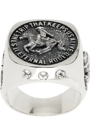 Maple Silver Cowboy Signet Ring