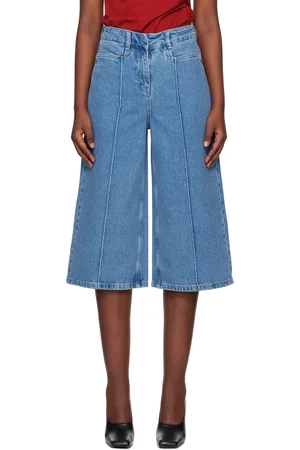 REMAIN Birger Christensen Blue Culotte Jeans