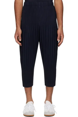 Issey Miyake Navy Basics Trousers