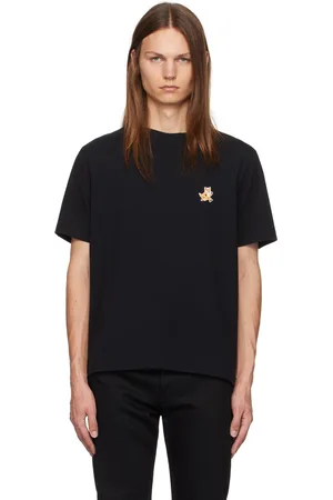 Maison Kitsuné Black Speedy Fox Patch Comfort T-shirt