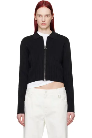 WOOYOUNGMI Black Cropped Cardigan
