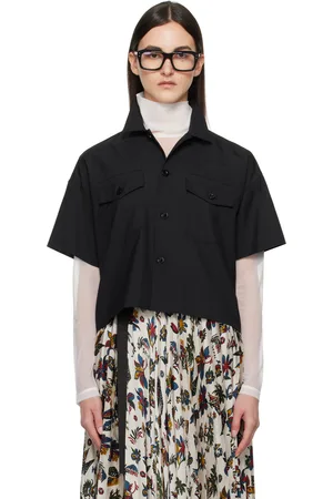 SACAI Black Suiting Shirt