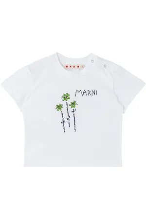 Marni Baby White Crewneck T-shirt