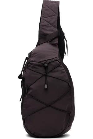 C.P. Company Purple Nylon B Crossbody Rucksack Bag