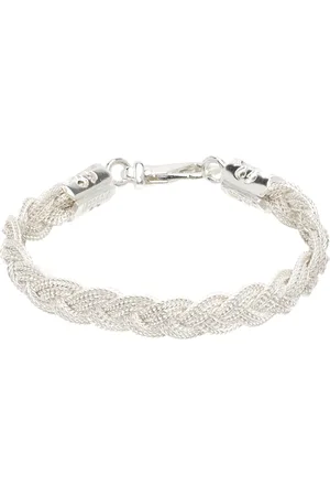 EMANUELE BICOCCHI Ice Flat Braided Bracelet