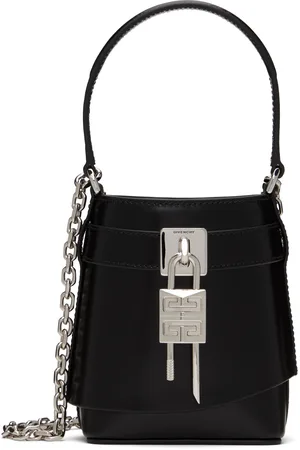 Givenchy Black Micro Shark Lock Bucket Bag