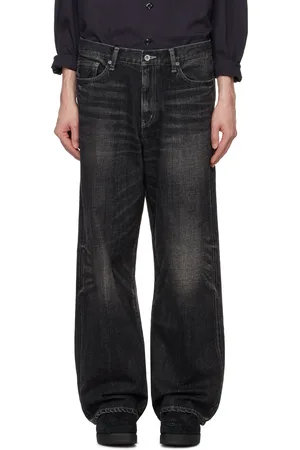 NEIGHBORHOOD Washed Denim DP Wide Jeans