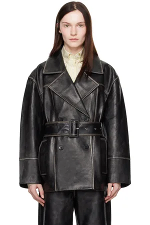 Stand Studio Black Willow Leather Jacket