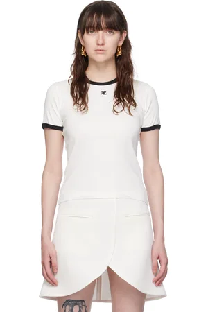 Courrèges White Signature T-Shirt