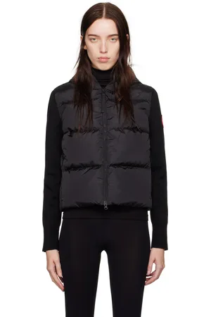 Canada Goose Black HyBridge® Wide Quilt Knit Down Jacket