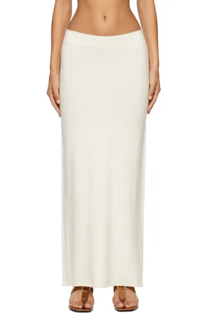 Arch4 Off-White Parker Maxi Skirt