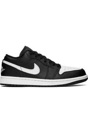 Nike Black & White Air Jordan 1 Low Sneakers