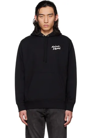 Maison Kitsuné Black Mini Handwriting Hoodie