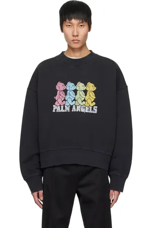 Palm Angels Black Bears Crewneck Sweatshirt