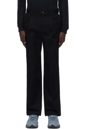 Reigning Champ Black Cotton Chino Sophomore Trousers