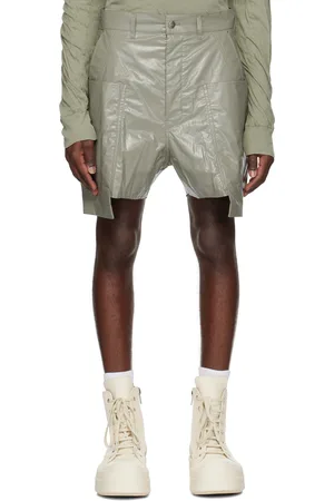 Rick Owens Green Hollywood Stefan Cargo Shorts