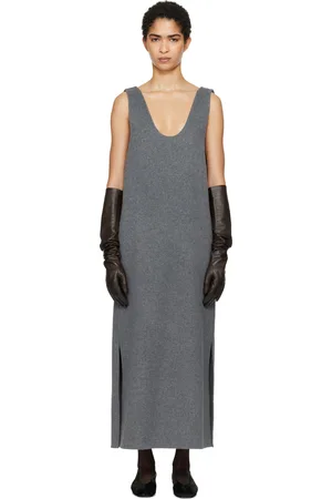 Carven Gray Vest Maxi Dress