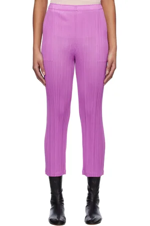 PLEATS PLEASE ISSEY MIYAKE Purple Monthly Colors January Trousers