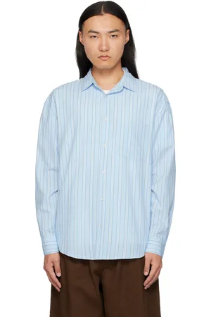 Metalwood Blue & White Court Shirt
