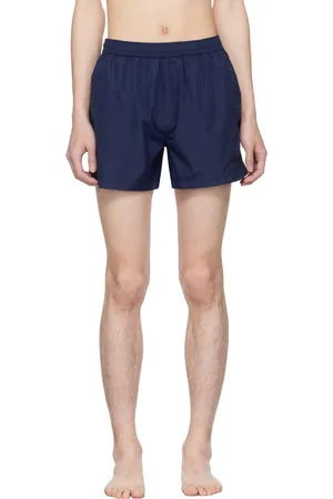 Ermenegildo Zegna Navy Drawstring Swim Shorts