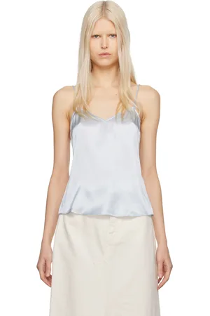 Frame Blue V-Neck Camisole