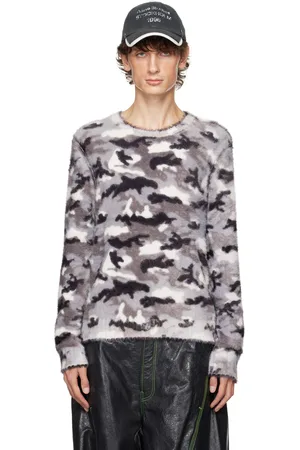 Acne Studios Gray Printed Sweater