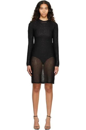REMAIN Birger Christensen Black Sequin Minidress