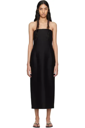 The Row Black Ward Maxi Dress