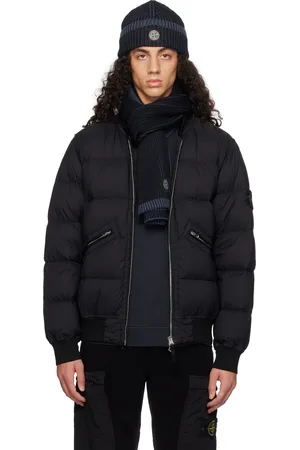 Stone Island Black Seamless Tunnel Nylon Down Jacket