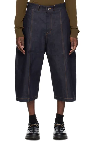 SAGE NATION Blue Welt Denim Shorts