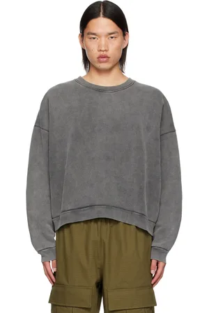 Acne Studios Gray Logo Patch Sweatshirt