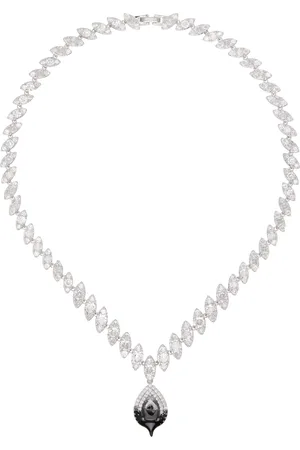 OTTOLINGER SSENSE Exclusive Silver Diamond Dip Necklace