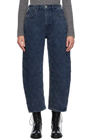 RAG&BONE Blue Charlie High-Rise Barrel Jeans